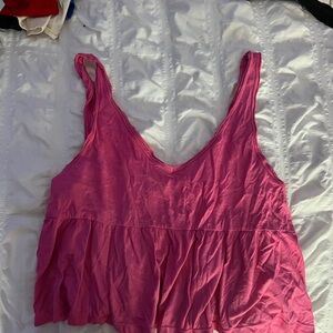 Abound Fuchsia Sleeveless Blouse